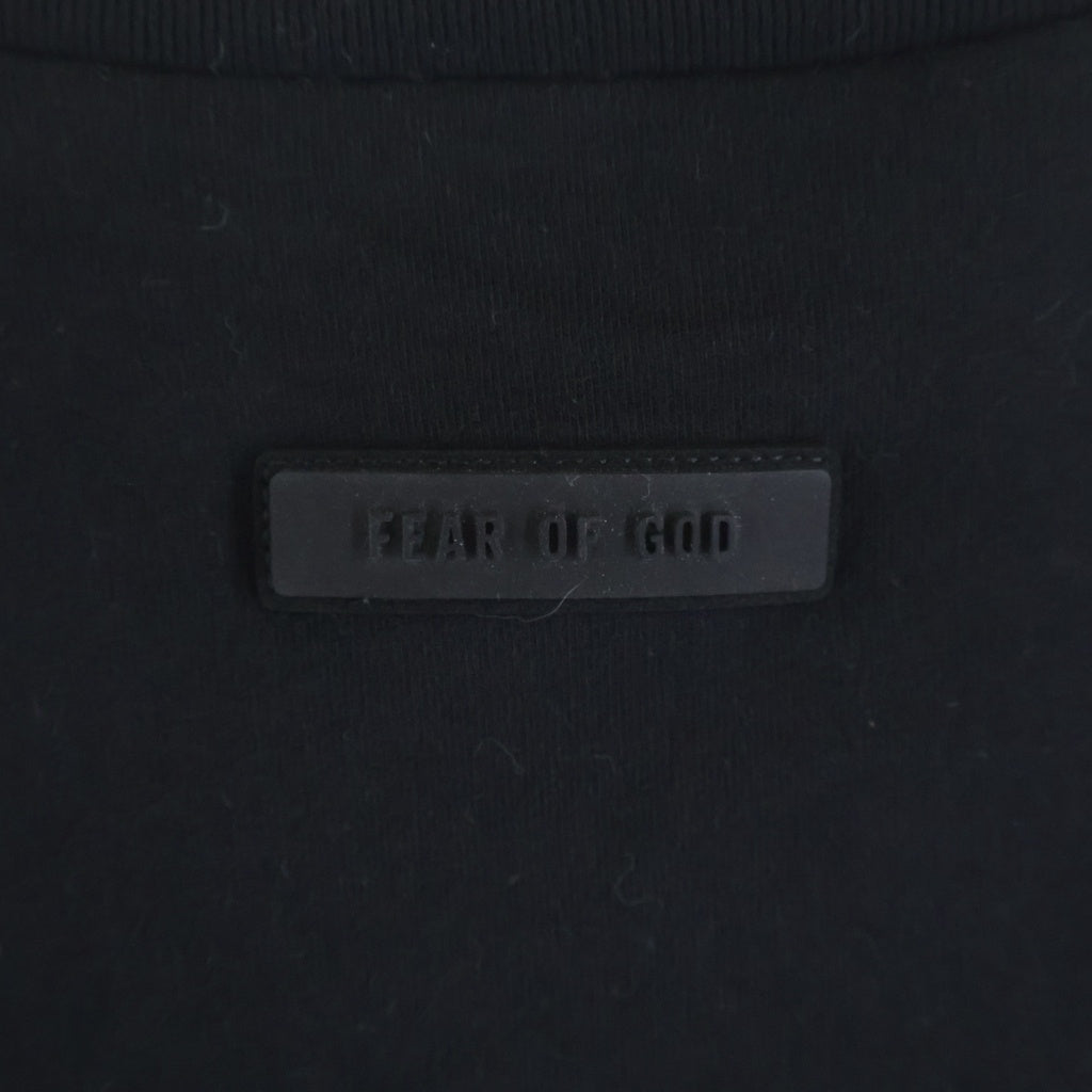 FEAR OF GOD ESSENTIALS(フィアオブゴッド エッセンシャルズ) S/S T-SHIRT ラバーロゴ 半袖Tシャツ ブラック