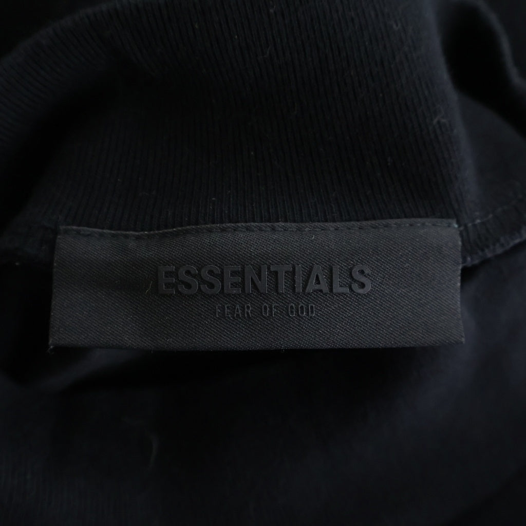 FEAR OF GOD ESSENTIALS(フィアオブゴッド エッセンシャルズ) S/S T-SHIRT ラバーロゴ 半袖Tシャツ ブラック