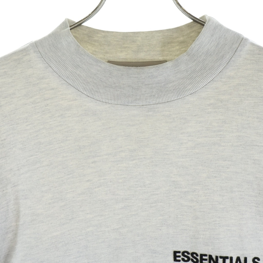 FEAR OF GOD ESSENTIALS(フィアオブゴッド エッセンシャルズ) L/S T-SHIRT フェルトロゴ 長袖Tシャツ ロンT グレー