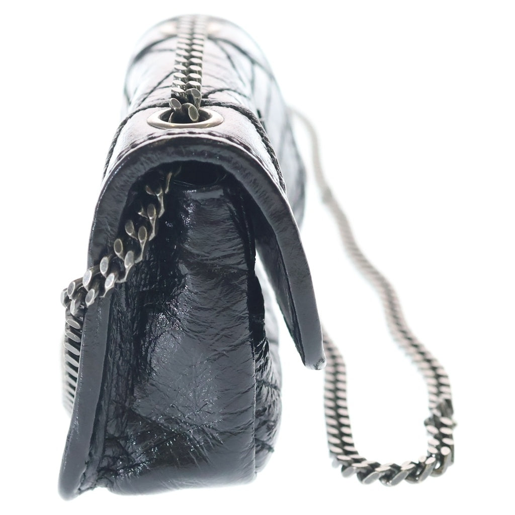 SAINT LAURENT PARIS(サンローランパリ) Niki Chain Case ニキ カサンドラ ミニポーチ ケース ブラック 710844 レディース