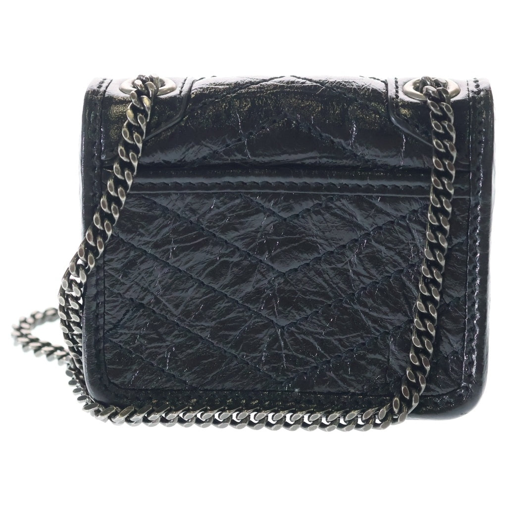 SAINT LAURENT PARIS(サンローランパリ) Niki Chain Case ニキ カサンドラ ミニポーチ ケース ブラック 710844 710844 レディース