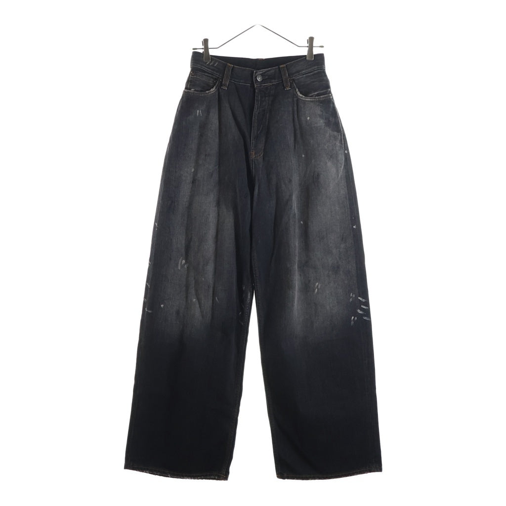 Acne Studios(アクネ ストゥディオズ) 2023 U Black Trafalgar C00089 ウォッシュド加工 ルーズフィットジーンズ デニムパンツ ブラック