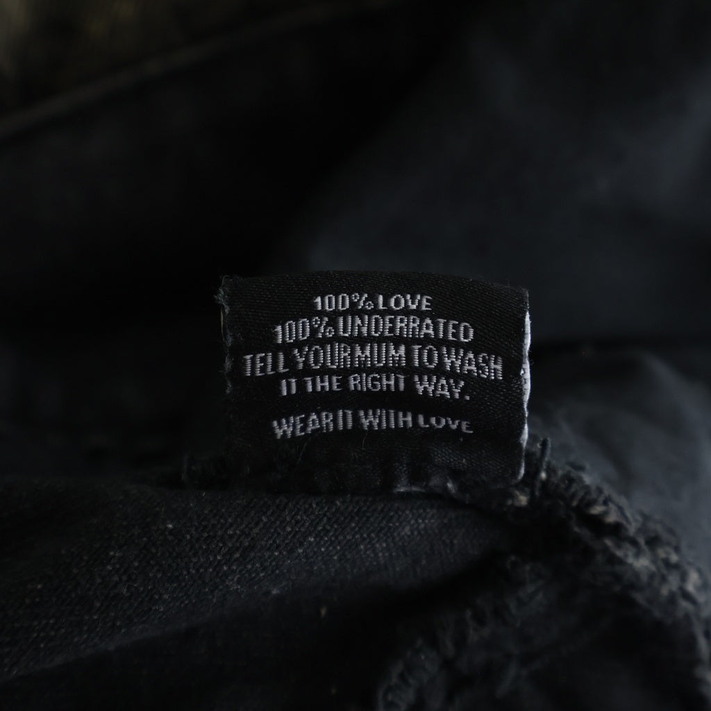 NO/FAITH STUDIOS(ノーフェイスストゥディオス) CARGO DENIM PANTS マルチポケットデザイン デニム カーゴワイドパンツ カーキ -