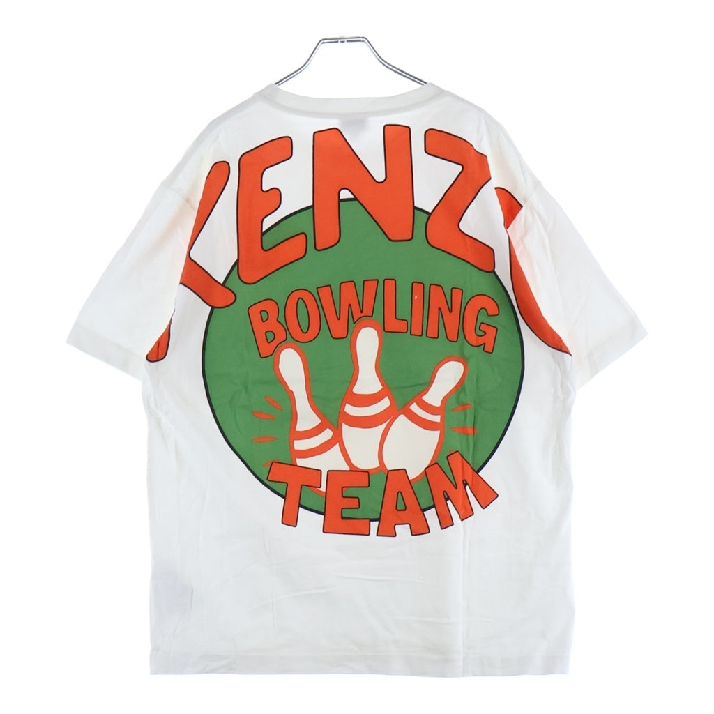 KENZO(ケンゾー) Bowling Oversized T-Shirt 半袖Tシャツ ホワイト FD55TS4534SG