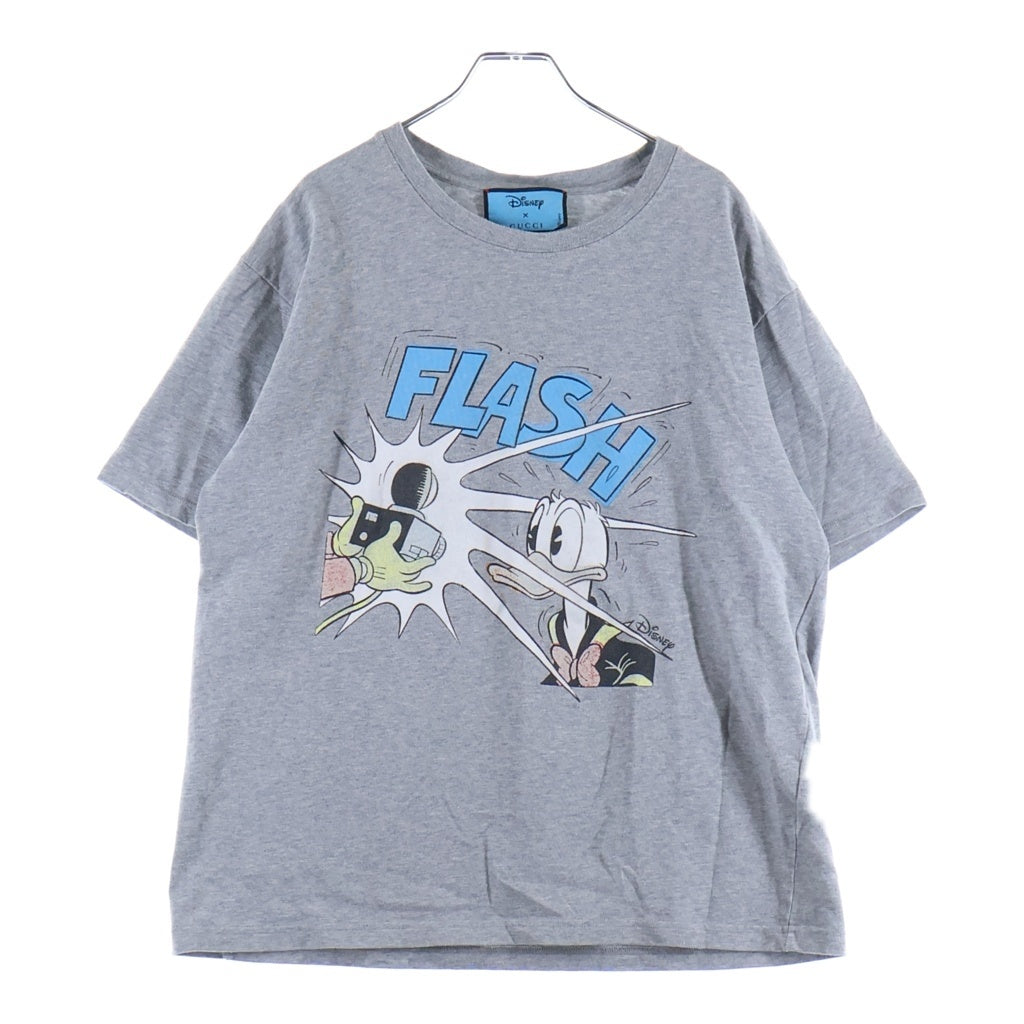 GUCCI(グッチ) ×Disney Donald Duck T-Shirt ディズニー 半袖Tシャツ グレー 548334 XJDAE
