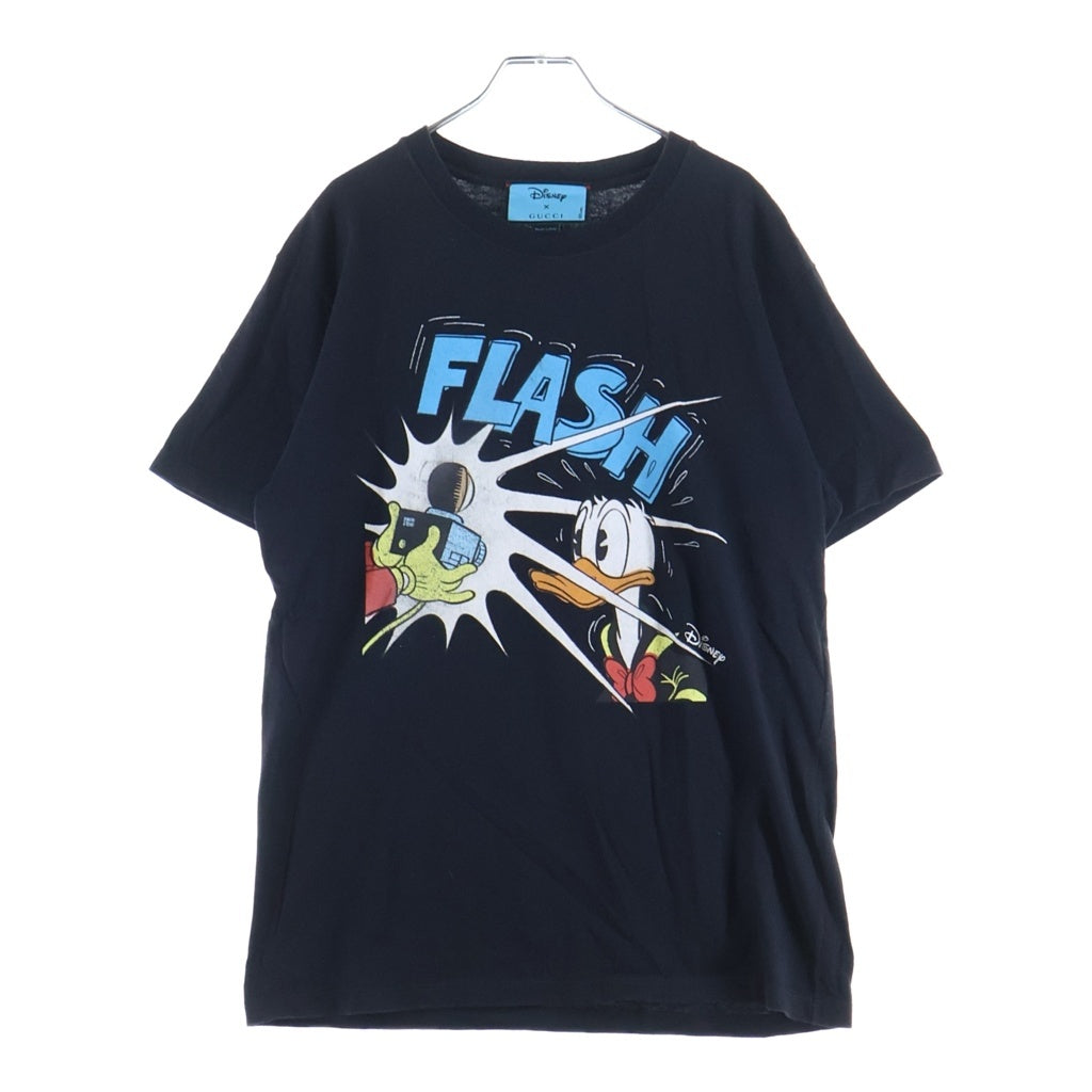 GUCCI(グッチ) ×Disney Donald Duck T-Shirt ディズニー 半袖Tシャツ ブラック 548334 XJDAF