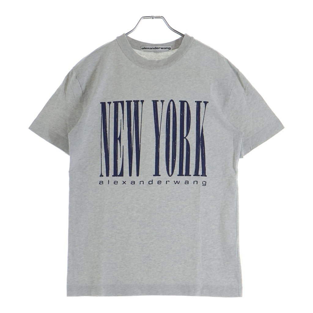 ALEXANDER WANG(アレキサンダーワン) NEW YORK T-Shirt ニューヨーク 半袖Tシャツ グレー