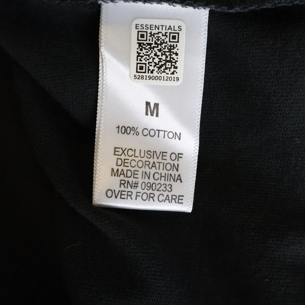 FEAR OF GOD ESSENTIALS(フィアオブゴッド エッセンシャルズ) L/S T-SHIRT FLOWER フラワーフォト 長袖Tシャツ ロンT ブラック