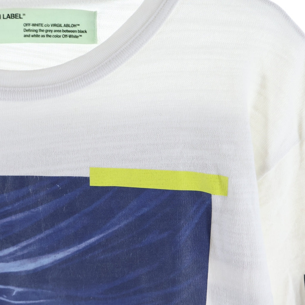 OFF-WHITE(オフホワイト) 17AW Caravaggio L/S T-Shirt カラヴァッジョ 長袖Tシャツ ロンT ホワイト OMAB001F17185016