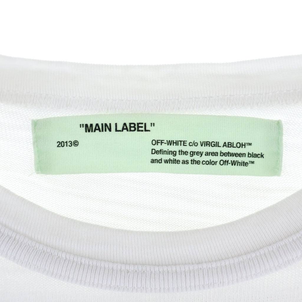 OFF-WHITE(オフホワイト) 17AW Caravaggio L/S T-Shirt カラヴァッジョ 長袖Tシャツ ロンT ホワイト OMAB001F17185016