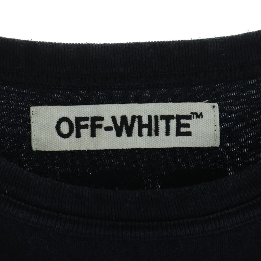 OFF-WHITE(オフホワイト) 16AW L/S T-Shirt 長袖Tシャツ ロンT ブラック