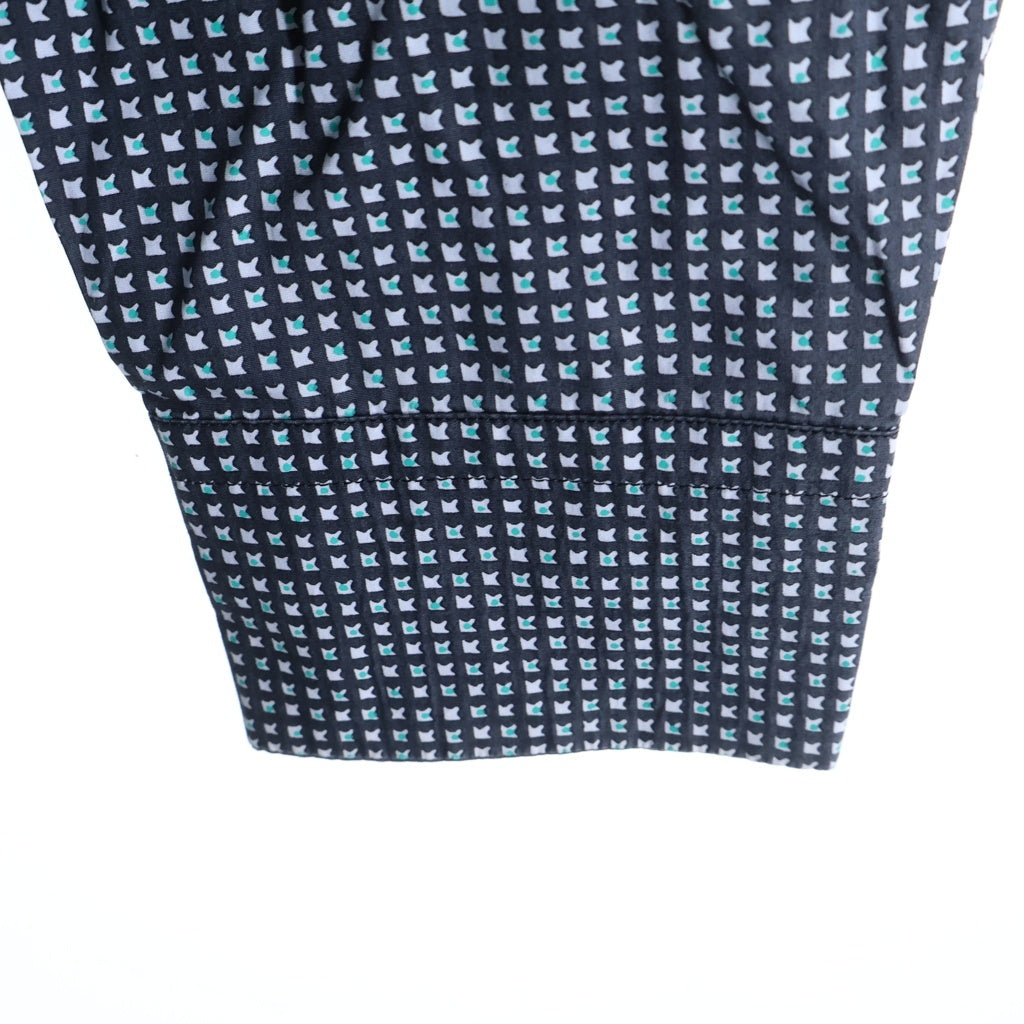 PRADA(プラダ) L/S Shirt 総柄 長袖シャツ ブラック UCM608