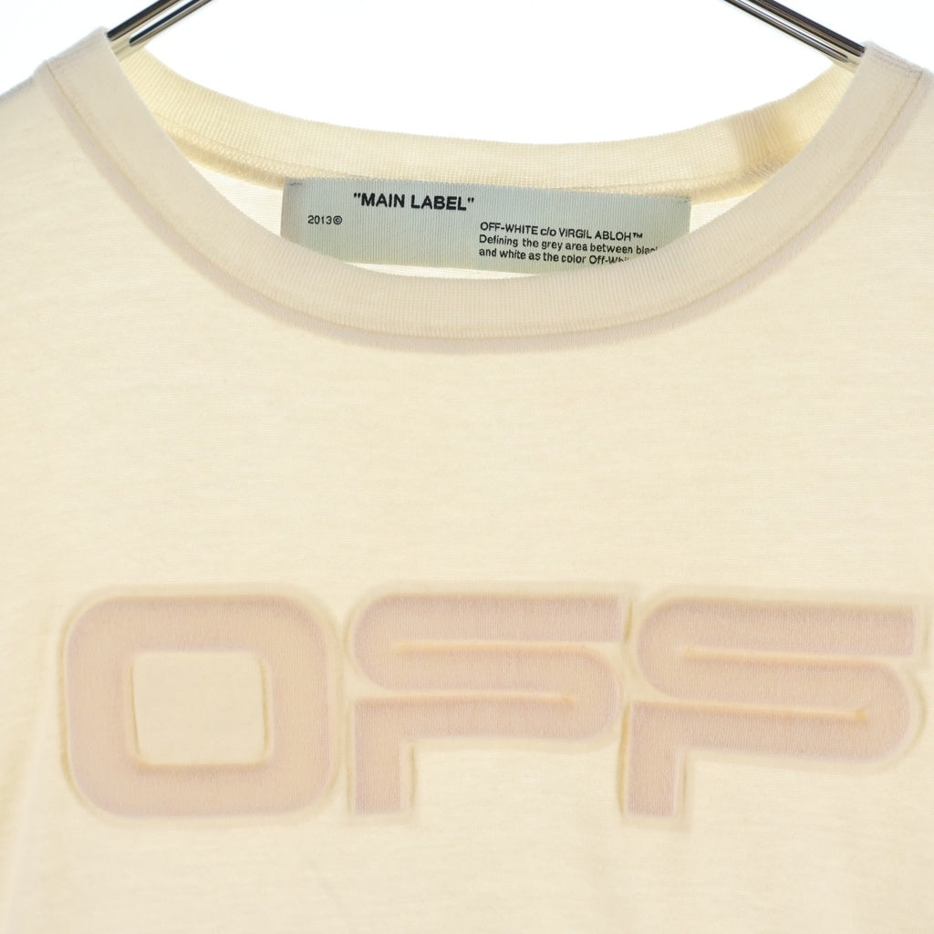 OFF-WHITE(オフホワイト) 20SS Emboss T-Shirt 半袖Tシャツ アイボリー OMAA081S20185020