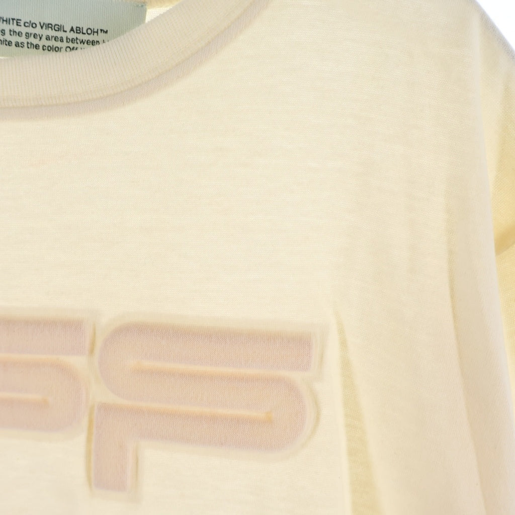 OFF-WHITE(オフホワイト) 20SS Emboss T-Shirt 半袖Tシャツ アイボリー OMAA081S20185020