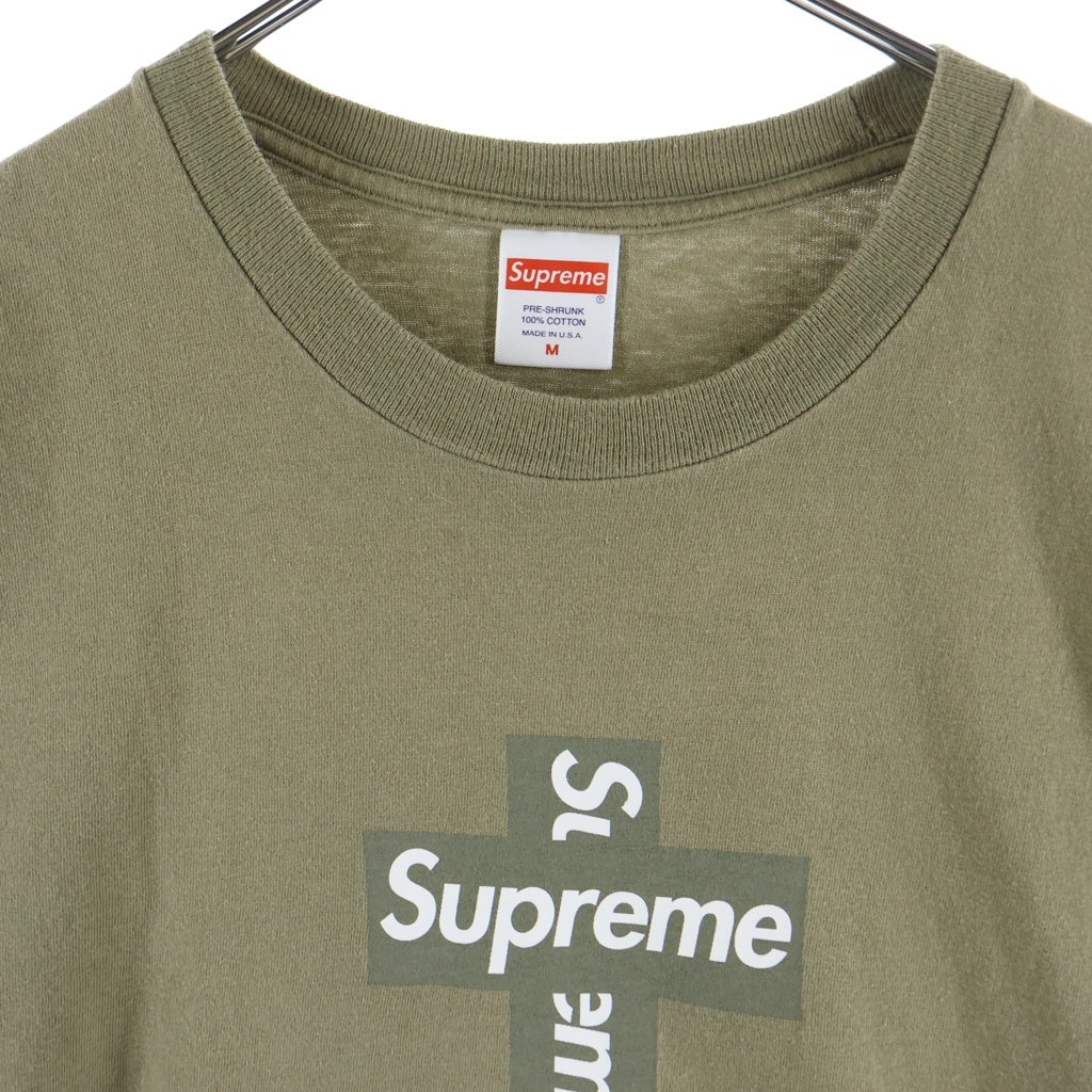 SUPREME(シュプリーム) 20AW Cross Box Logo Tee クロスボックスロゴ 半袖Tシャツ オリーブ