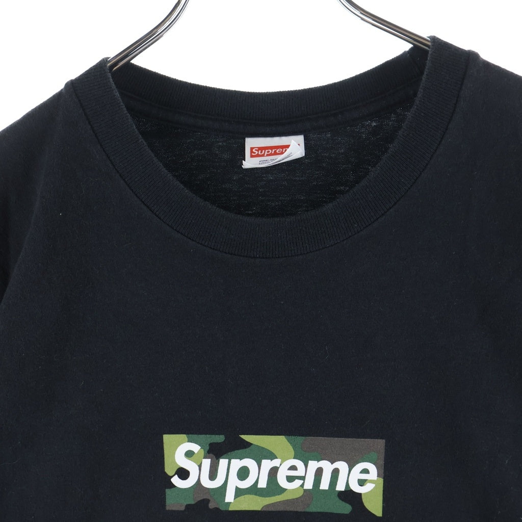 SUPREME(シュプリーム) 23AW Box Logo Tee カモフラージュ 迷彩ボックスロゴ 半袖Tシャツ ブラック