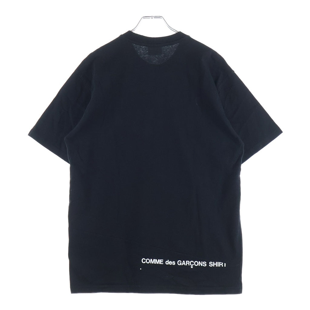 SUPREME(シュプリーム) 18AW Comme des Garcons SHIRT Split Box Logo Tee コムデギャルソン シャツ スピリット ボックスロゴ 半袖Tシャツ ブラック
