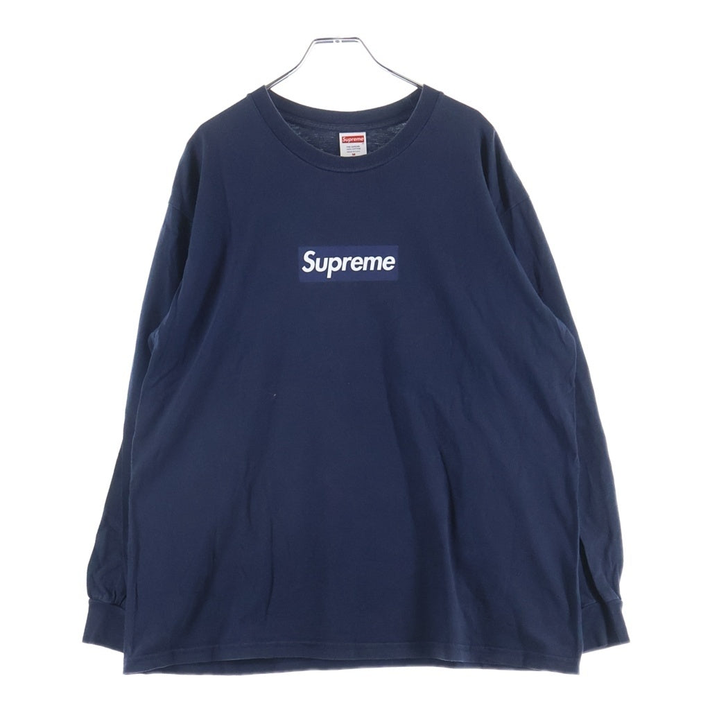SUPREME(シュプリーム) 20AW Box Logo L/S Tee ボックスロゴ 長袖Tシャツ ロンT ネイビー