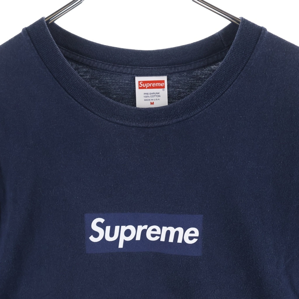 SUPREME(シュプリーム) 20AW Box Logo L/S Tee ボックスロゴ 長袖Tシャツ ロンT ネイビー
