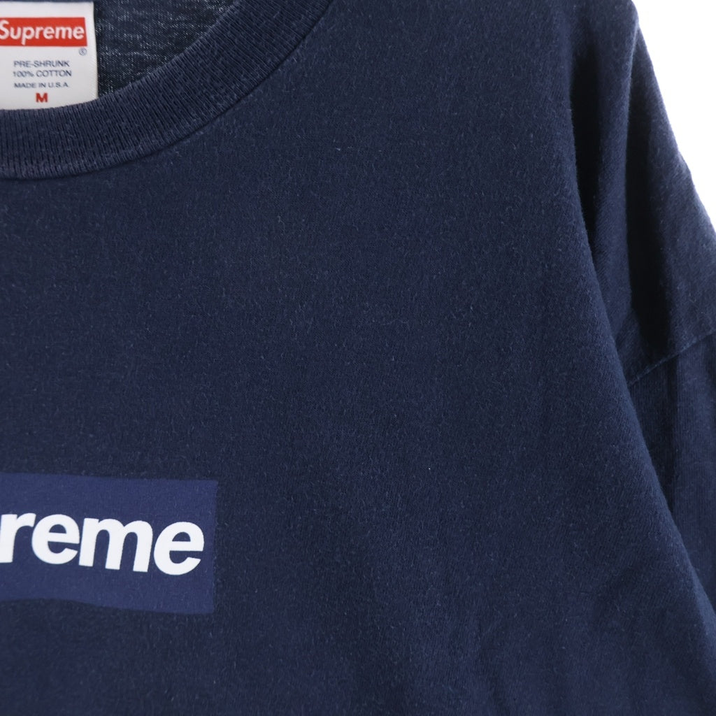 SUPREME(シュプリーム) 20AW Box Logo L/S Tee ボックスロゴ 長袖Tシャツ ロンT ネイビー