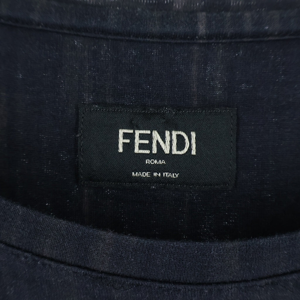 FENDI(フェンディ) Monster T-Shirt 半袖Tシャツ ブラック FY0626 A5CA