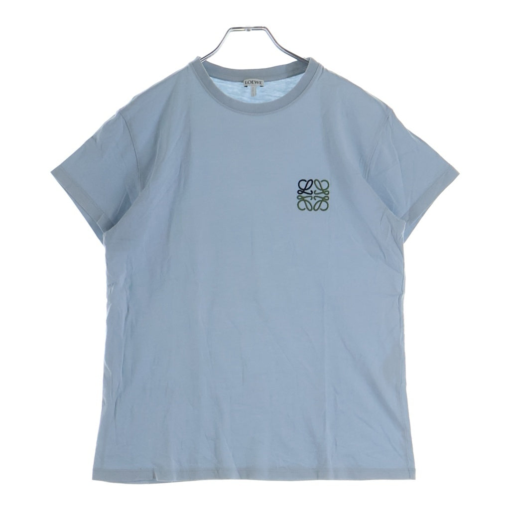 LOEWE(ロエベ) Anagram T-Shirt アナグラム刺繍 半袖Tシャツ ブルー H6109230CR