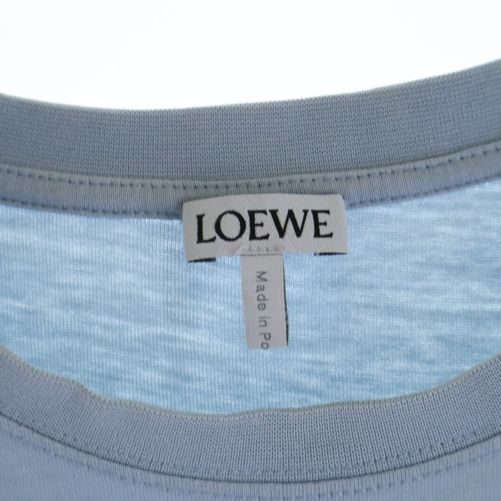 LOEWE(ロエベ) Anagram T-Shirt アナグラム刺繍 半袖Tシャツ ブルー H6109230CR