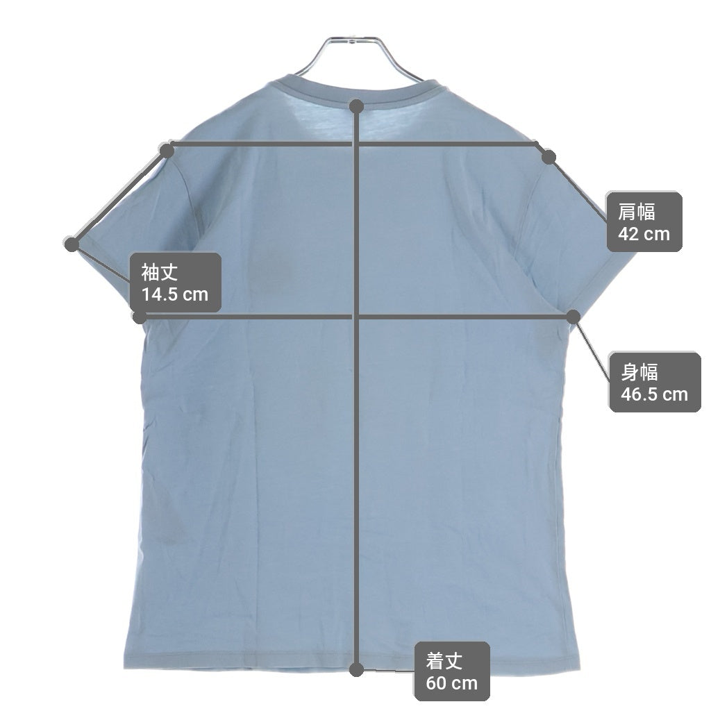 LOEWE(ロエベ) Anagram T-Shirt アナグラム刺繍 半袖Tシャツ ブルー H6109230CR