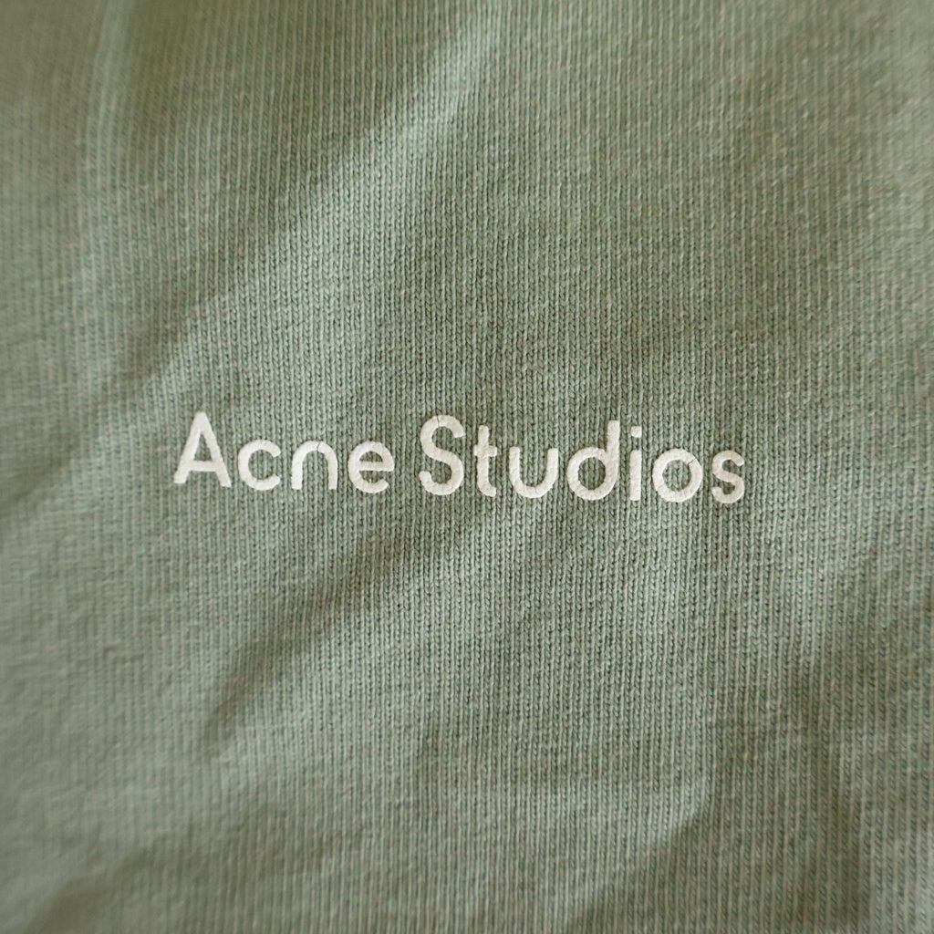 Acne Studios(アクネ ストゥディオズ) T-Shirt ロゴプリント 半袖Tシャツ グリーン FN-WN-TSHI000298