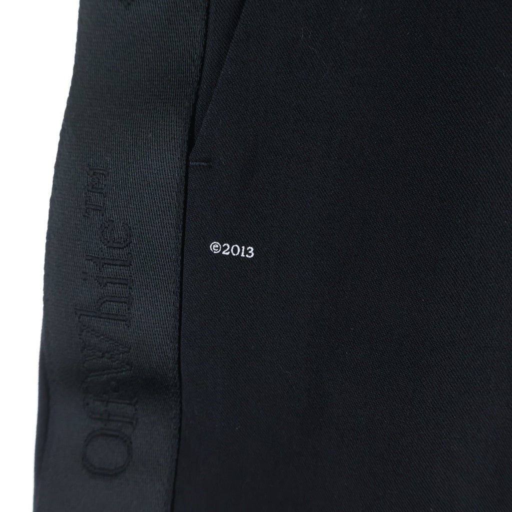 OFF-WHITE(オフホワイト) 20AW Formal Shorts サイドロゴ ハーフパンツ ショーツ ブラック OWCA110E20FAB001