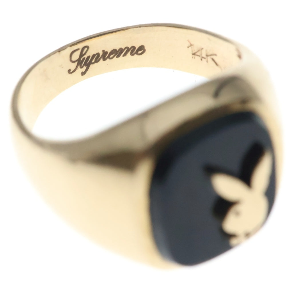 SUPREME(シュプリーム) 15SS ×PLAYBOY シグネットリング 指輪 14K ゴールド -