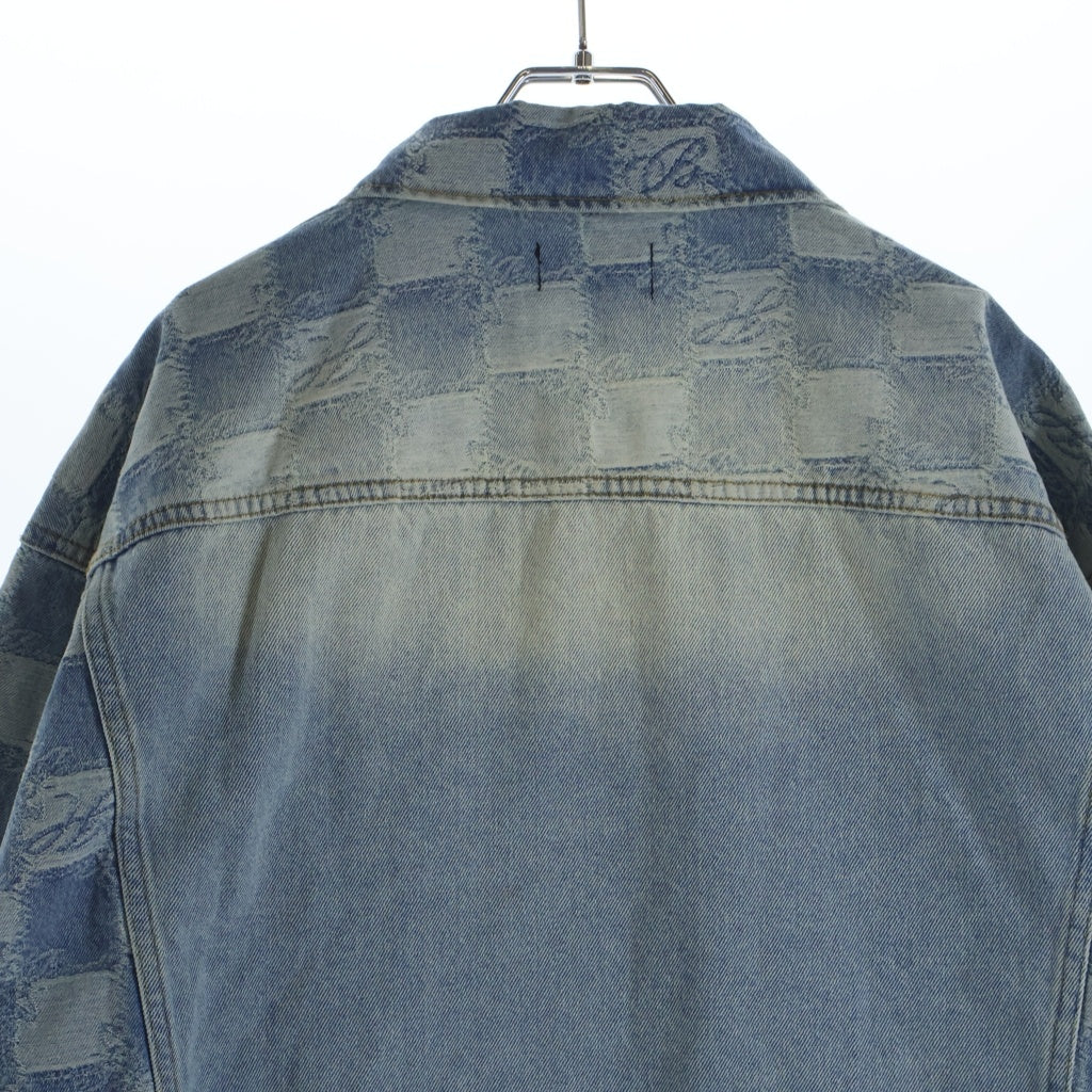 BREATH(ブレス) BLOCK CHECK DENIM JACKET ブロック チェック デニムジャケット ジップアップジャケット インディゴ BR26SS-00009