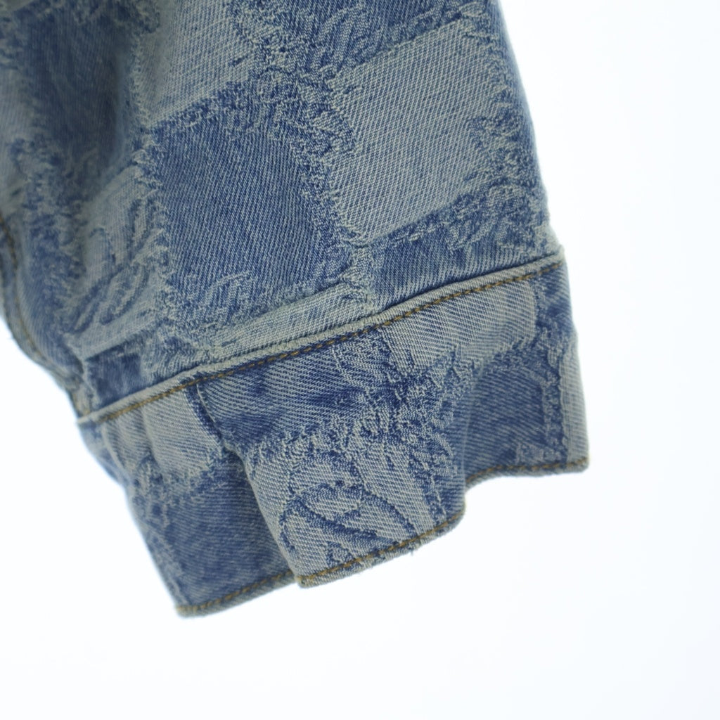 BREATH(ブレス) BLOCK CHECK DENIM JACKET ブロック チェック デニムジャケット ジップアップジャケット インディゴ BR26SS-00009