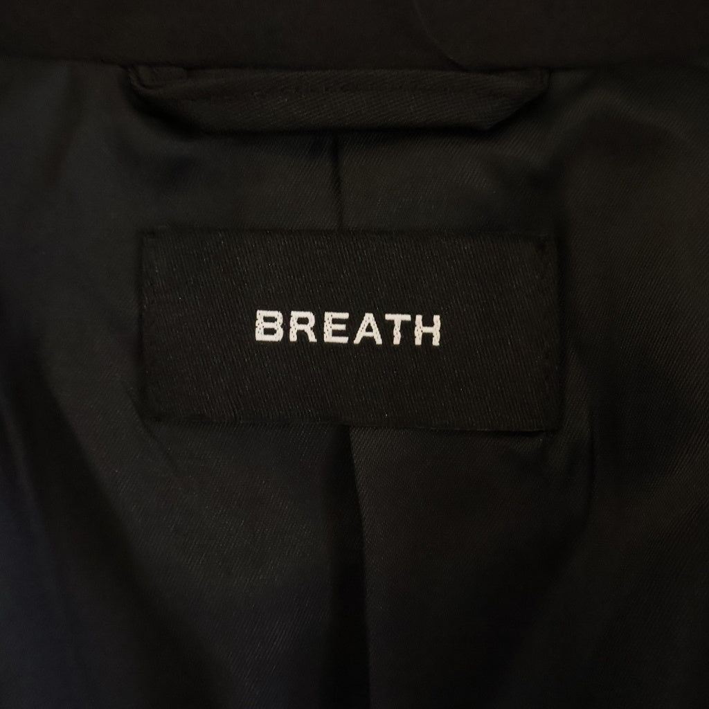 BREATH(ブレス) OVERSIZE DOUBLE JACKET オーバーサイズ ダブル ジャケット ブラック BR26SS-O0005
