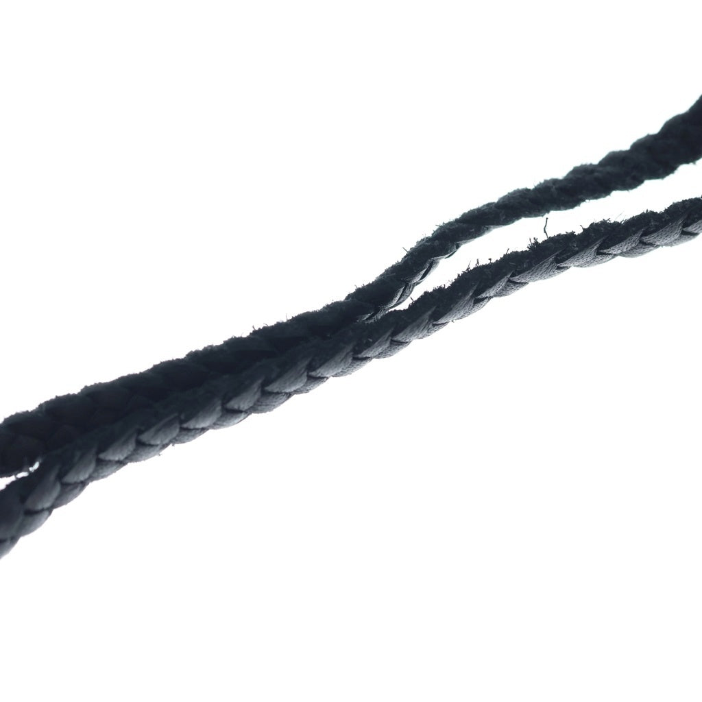 CHROME HEARTS(クロムハーツ) FILIG CROSS-XSM LB フィリグリー クロス レザーブレイド ネックレス シルバー -