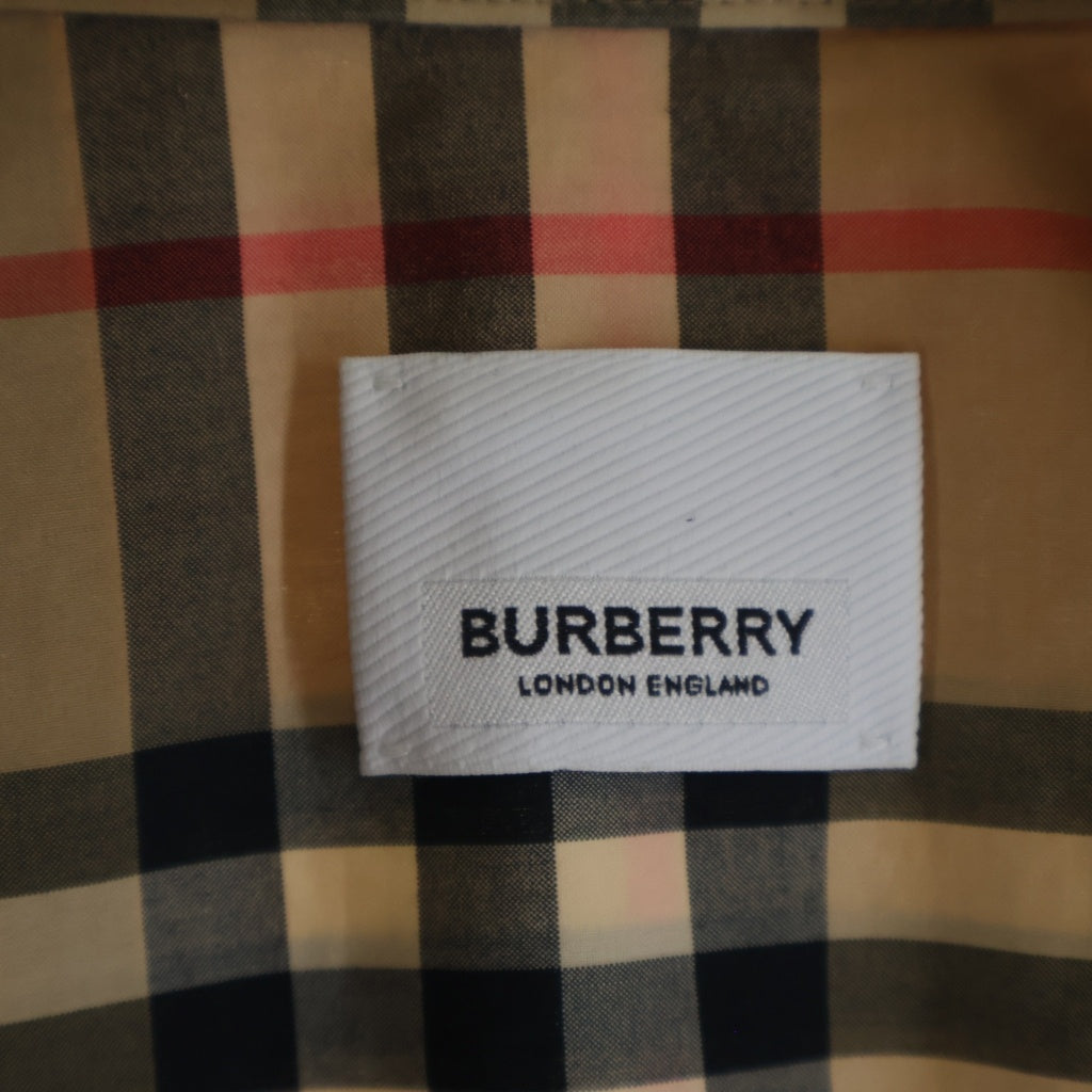 BURBERRY(バーバリー) ノバチェック柄 レギュラーカラー コットン 長袖シャツ ブラウン THTHAGAR129SAM