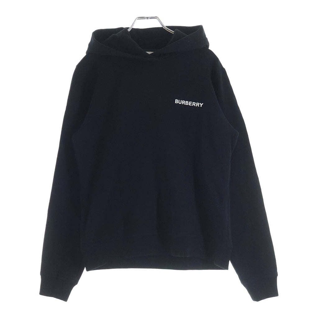 BURBERRY(バーバリー) バックプリントデザイン スウェット プルオーバ フーディー パーカー ブラック 8056050