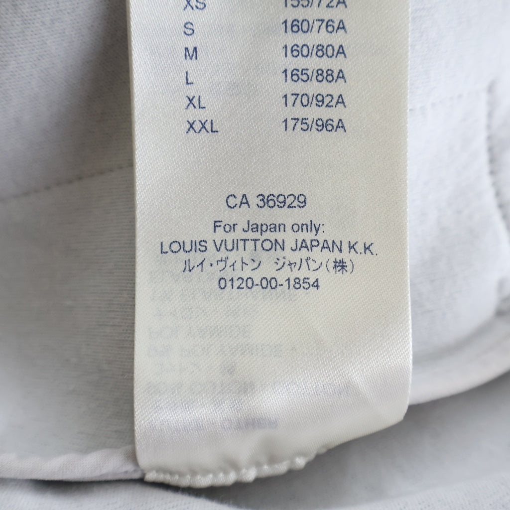 LOUIS VUITTON(ルイヴィトン) TRUNK&BAGS プリントデザイン ジップアップ フーデット スウェット パーカー グレー VCCW10