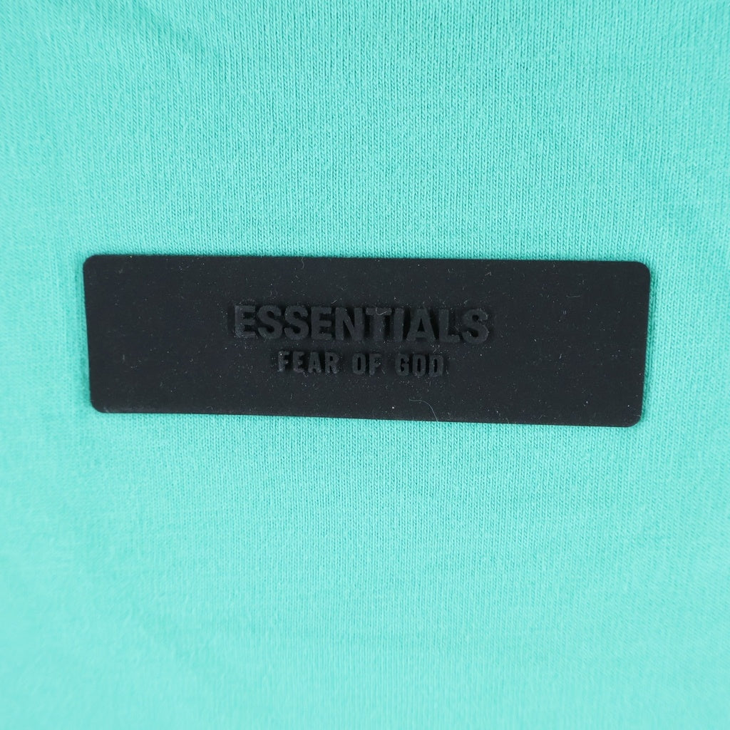FEAR OF GOD ESSENTIALS(フィアオブゴッド エッセンシャルズ) S/S T-SHIRT ラバーロゴ 半袖Tシャツ グリーン