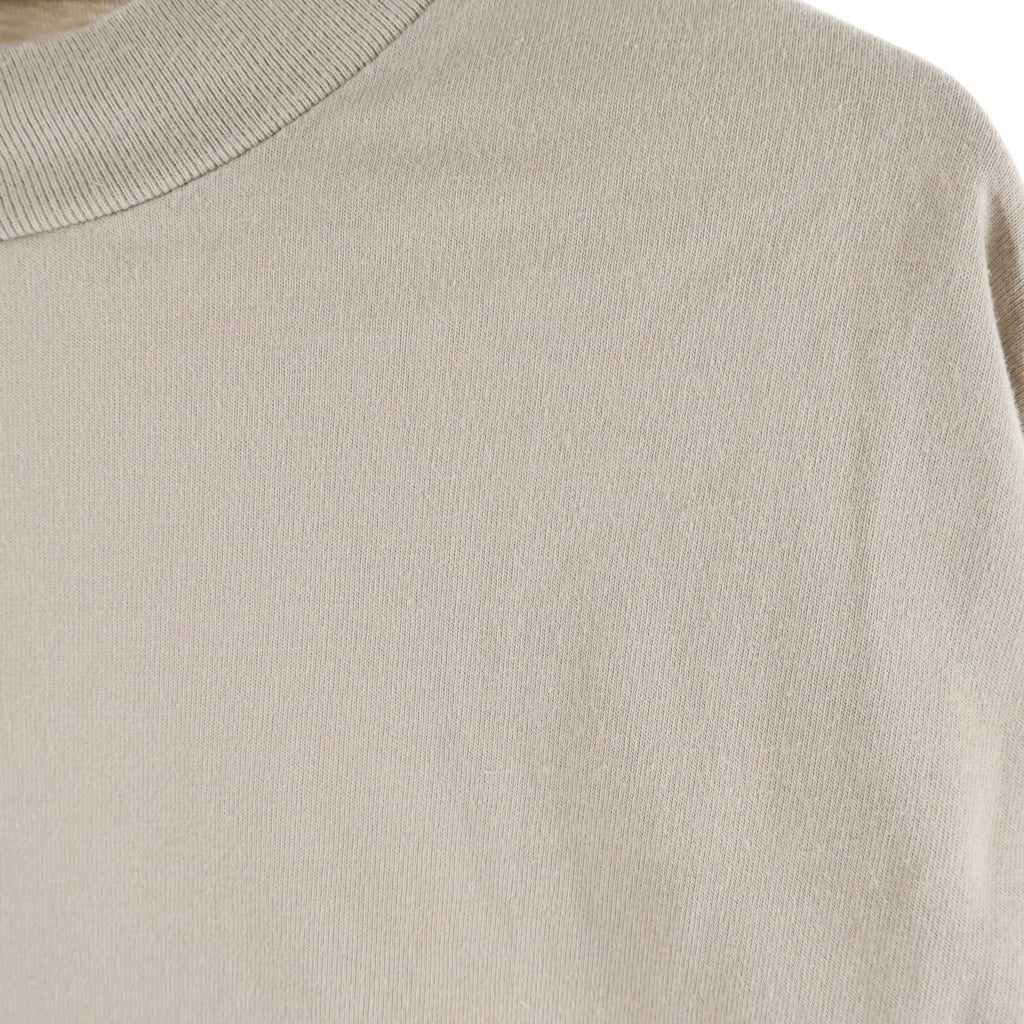FEAR OF GOD ESSENTIALS(フィアオブゴッド エッセンシャルズ) L/S T-SHIRT ラバーロゴ 長袖Tシャツ ロンT ベージュ