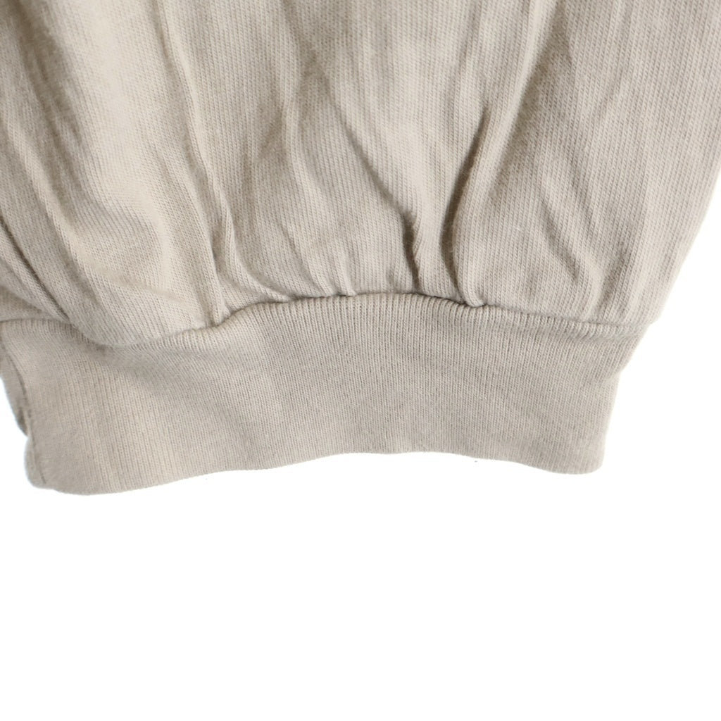 FEAR OF GOD ESSENTIALS(フィアオブゴッド エッセンシャルズ) L/S T-SHIRT ラバーロゴ 長袖Tシャツ ロンT ベージュ