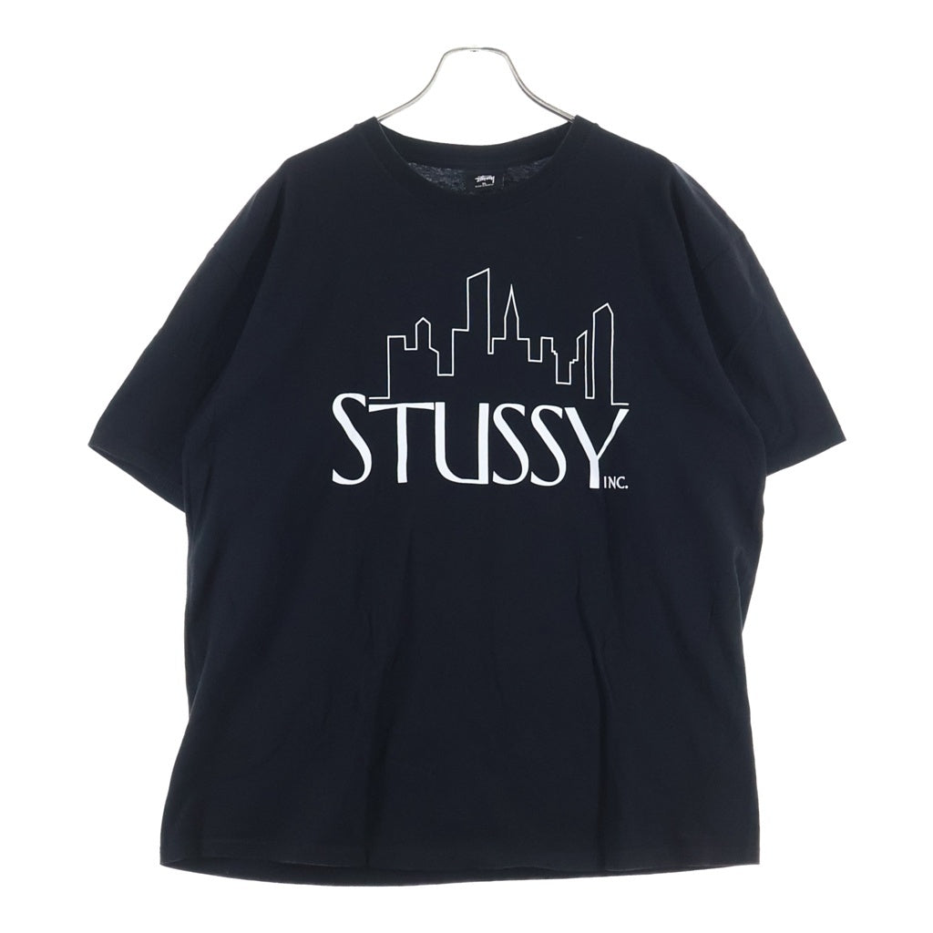 STUSSY(ステューシー) 20SS SKYLINE TEE スカイライン グラフィック半袖カットソー Tシャツ ブラック