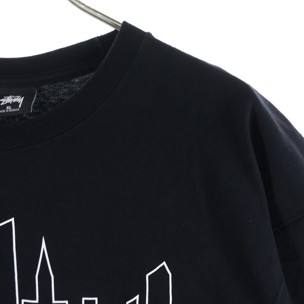 STUSSY(ステューシー) 20SS SKYLINE TEE スカイライン グラフィック半袖カットソー Tシャツ ブラック