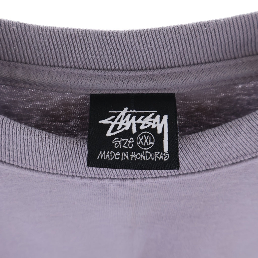 STUSSY(ステューシー) PARADISE LONG TEE パラダイス ロスト スケルトン 長袖カットソー Tシャツ パープル