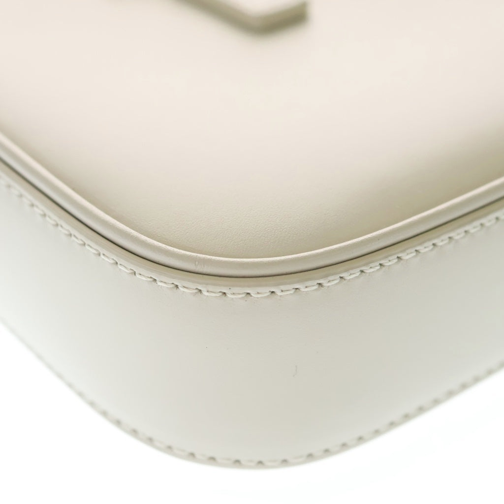 SAINT LAURENT PARIS(サンローランパリ) Le 5 A 7 カサンドラ レザーショルダーバッグ アイボリー 735214 レディース