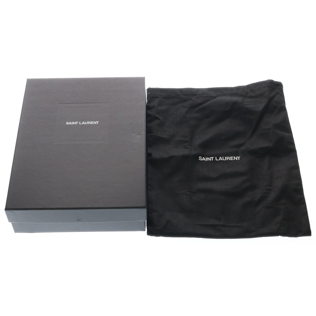 SAINT LAURENT PARIS(サンローランパリ) Le 5 A 7 カサンドラ レザーショルダーバッグ アイボリー 735214 レディース