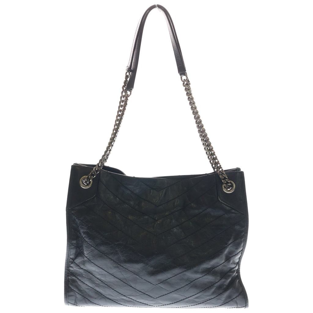 SAINT LAURENT PARIS(サンローランパリ) Niki Shopping Bag 577999 ニキ チェーンショルダートートバッグ ブラック レディース