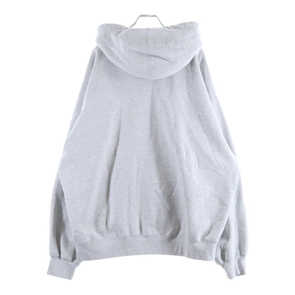 SUPREME(シュプリーム) 26SS Small Box Zip Up Hooded Sweatshirt スモールボックスロゴ ジップアップ フーデッッドパーカー アッシュグレー