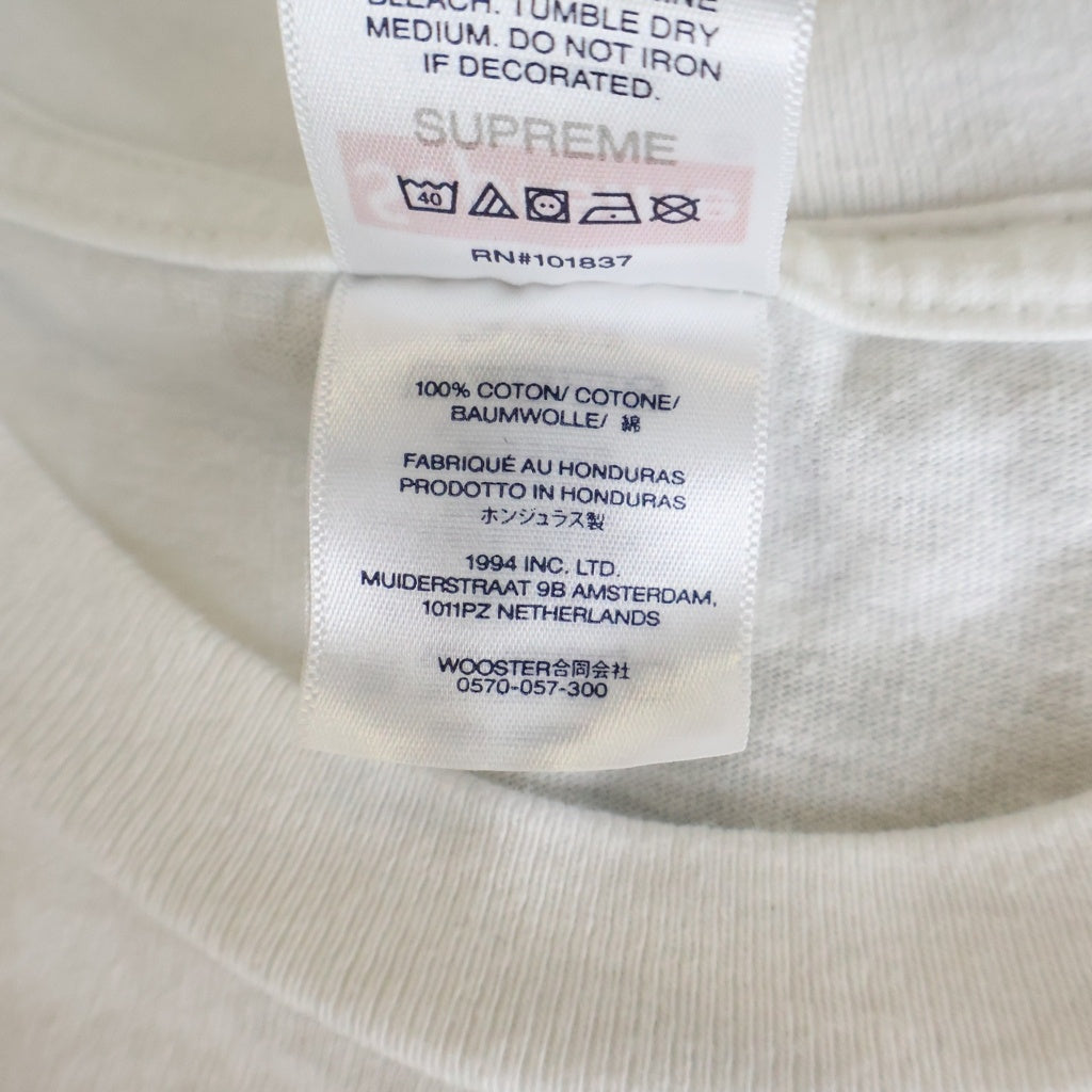 SUPREME(シュプリーム) 24AW × THRASHER Thrasher Cross Tee ×スラッシャー クロスプリント クルーネック 半袖Tシャツ カットソー ホワイト