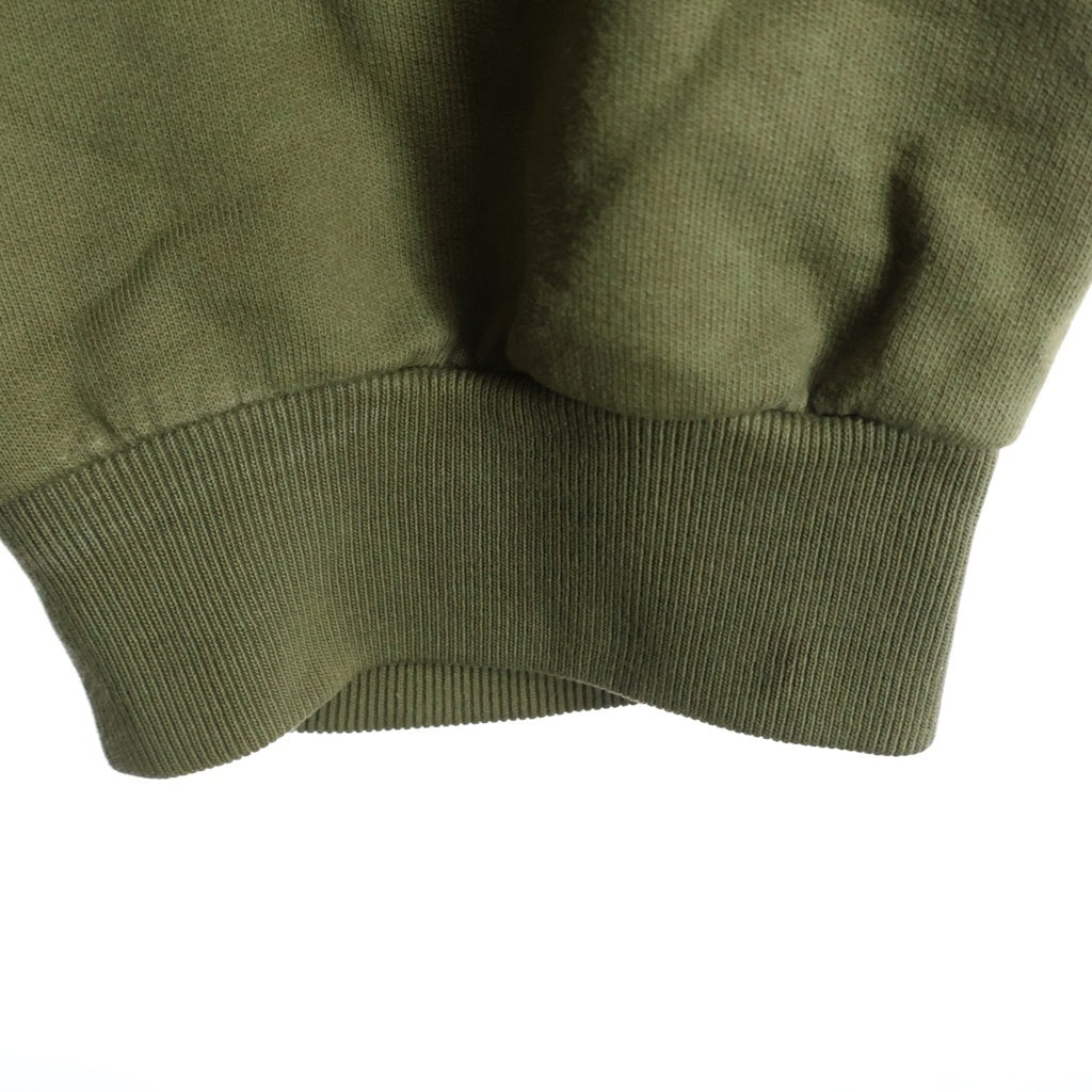 RAF SIMONS(ラフシモンズ) 21AW OVERSIZED HOODED SWEATER ANTWARP PRINT オーバーサイズド アントワーププリント プルオーバー スウェット パーカー カーキ A02 125 19004 0023